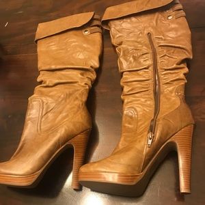 Brand New Jessica Simpson Tan boots size 7.5